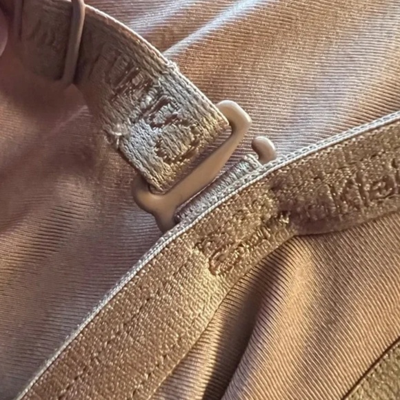 Calvin Klein Convertible Triangle Lined Bralette in a Sandalwood Color - Picture 11 of 13